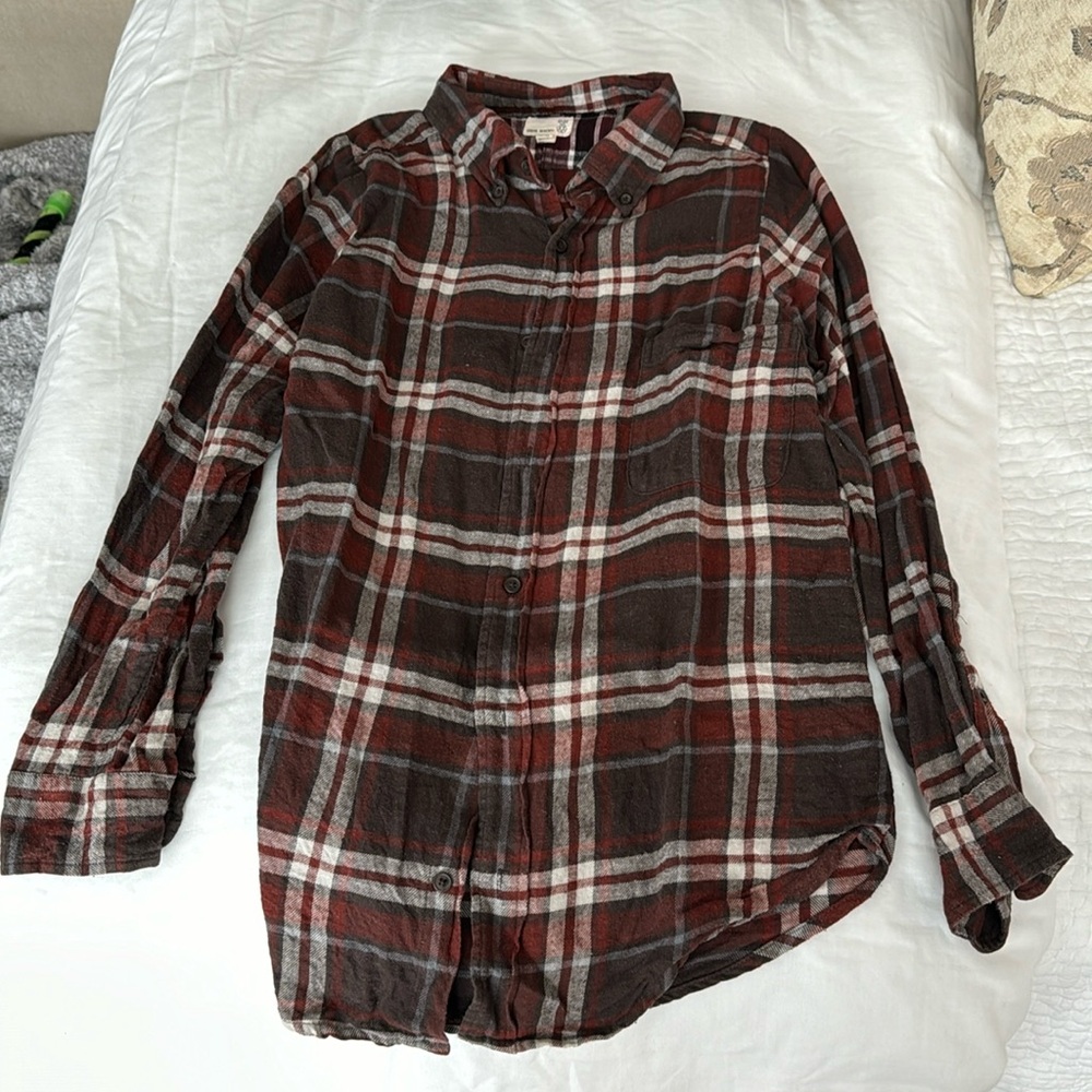 Plaid button down